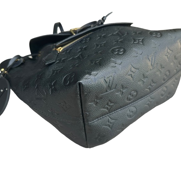 Louis Vuitton Montsouris Backpack NM Monogram Empreinte Leather PM Black - Picture 3 of 11
